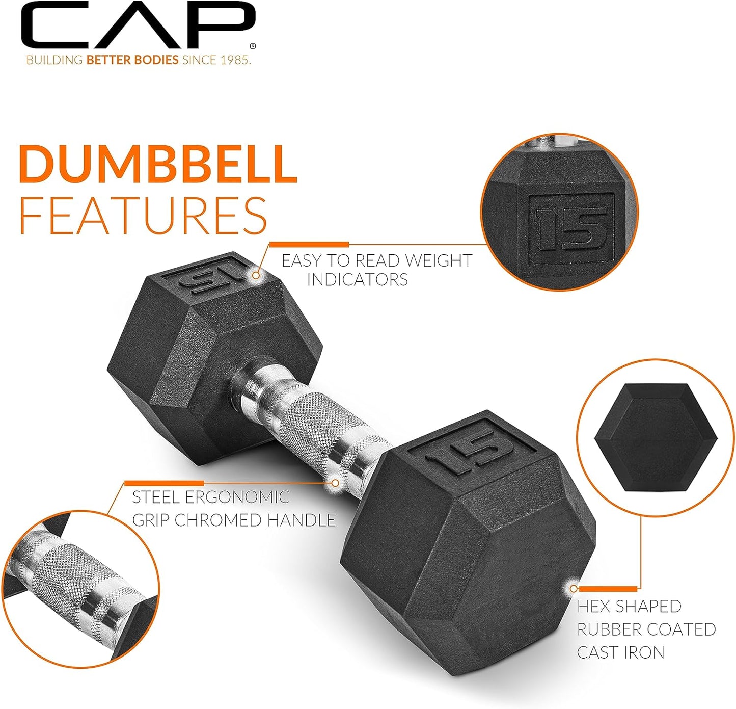 Rubber Coated Hex Dumbbell Set with Storage Rack | 100–210 Lb Options, Space-Saving Vertical Compact Storage for Home Gym Strength Training